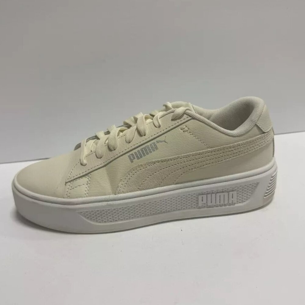 Puma Womens Smash V3 Platform Sneaker Tan Size 8 M
